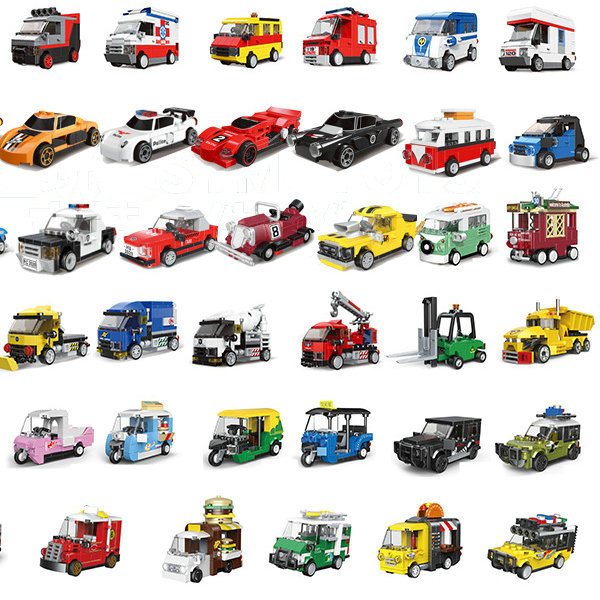 Lego Set Creator - Конструктор «сделай сам» для гоночных автомобилей,
