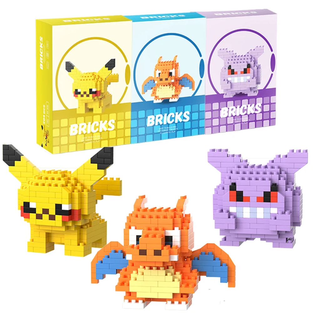 Building Block Mini - Миниатюрный конструктор «Драгонит и Генгар»: набор