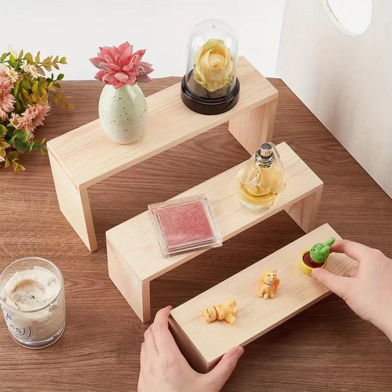 Display Risers Set - Прямоугольные деревянные подставки для демонстрации ювелирных