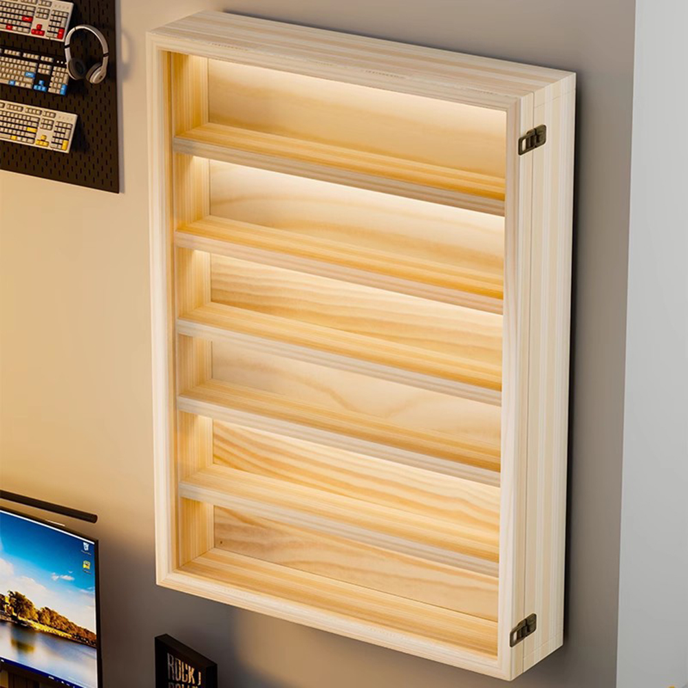 Настенная деревянная витрина с – обзор и цена Pop Display Shelf